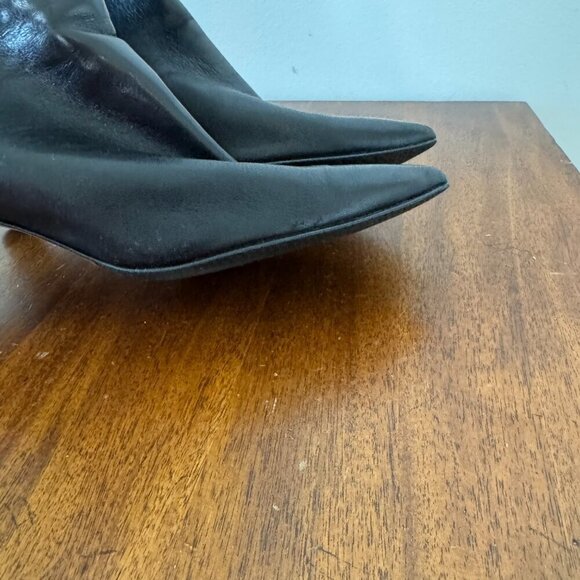 Tahari Minna Boots Black Leather - Picture 2 of 11